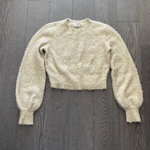 ARITZIA | Sunday Best Gold Kitten Sweater